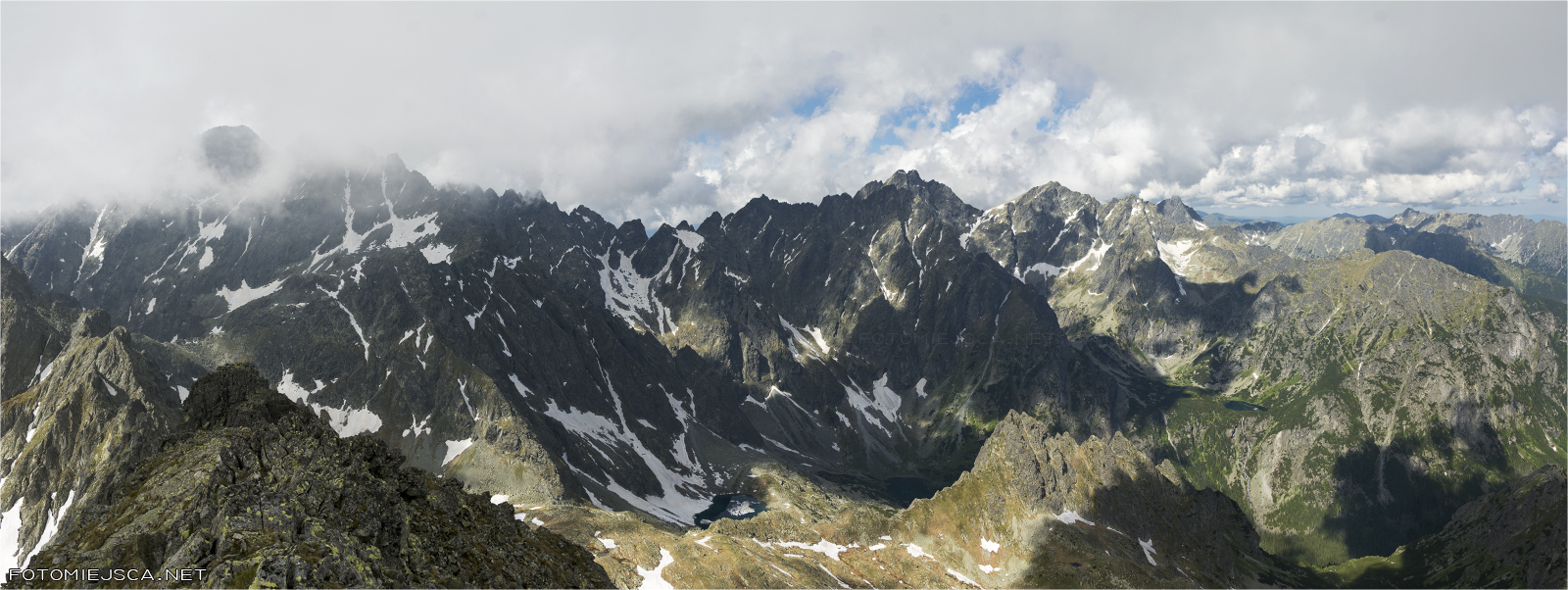 Panorama z Wielkiego Świstowego Szczytu