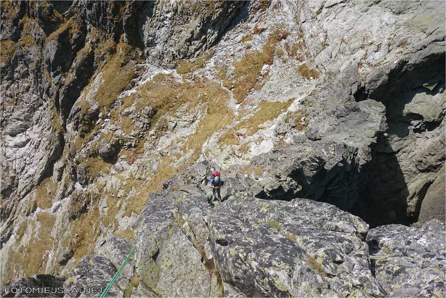 Żabi Koń Tatry Wysokie zjazd Żabia Przełęcz Wyżnia