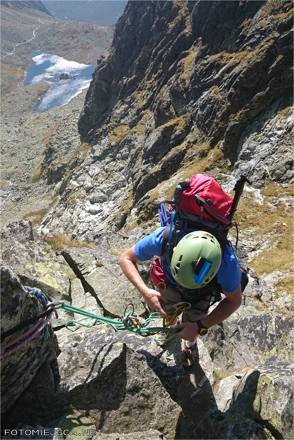 Żabi Koń Tatry Wysokie zjazd Żabia Przełęcz Wyżnia