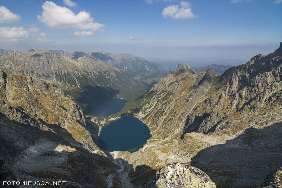 Dolina Rybiego Potoku Morkie Oko Czarny Staw pod Rysami Żabia Grań Tatry Wysokie