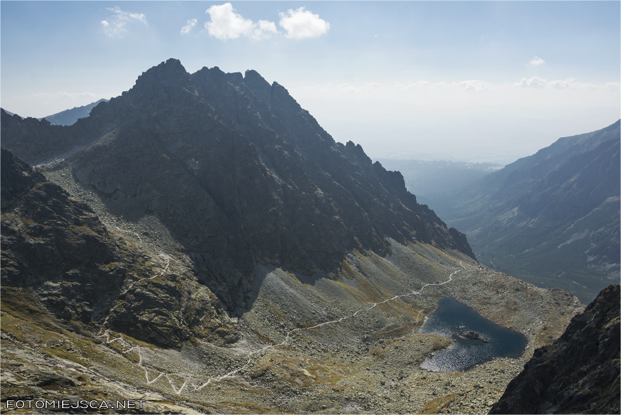 Popradzka Kopa Żabia Dolina Mięguszowiecka szlak na Rysy Tatry Wysokie