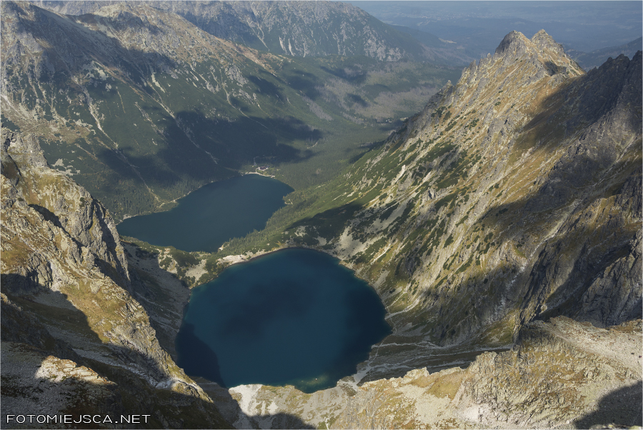 Dolina Rybiego Potoku Morkie Oko Czarny Staw pod Rysami Żabia Grań Tatry Wysokie