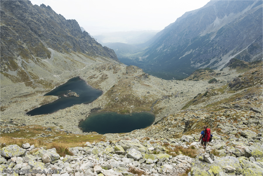 Wielki i Mały Żabi Staw Mięguszowiecki Tatry Wysokie