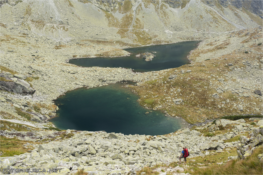 Wielki i Mały Żabi Staw Mięguszowiecki Tatry Wysokie