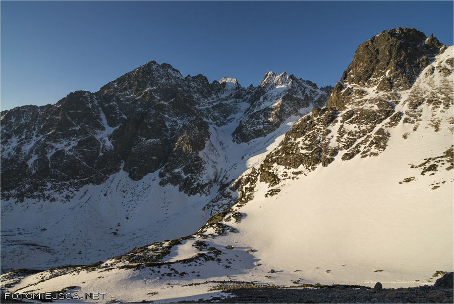 Kieżmarskie Szczyty Łomnica Durne Szczyty Tatry Wysokie Słowackie