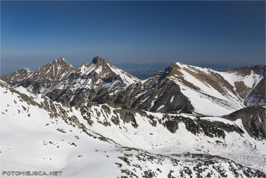 Nowy Wierch Hawrań Płaczliwa Skała Szalony Wierch Tatry Bielskie Słowackie