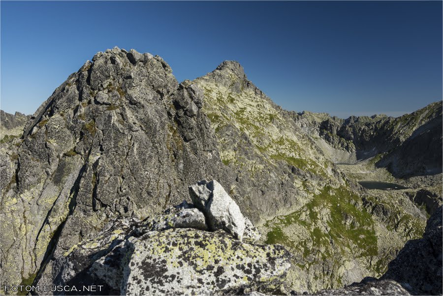 Małe Solisko Wielkie Solisko z Furkotnego Soliska Grań Soliska Dolina Młynicka Tatry Wysokie