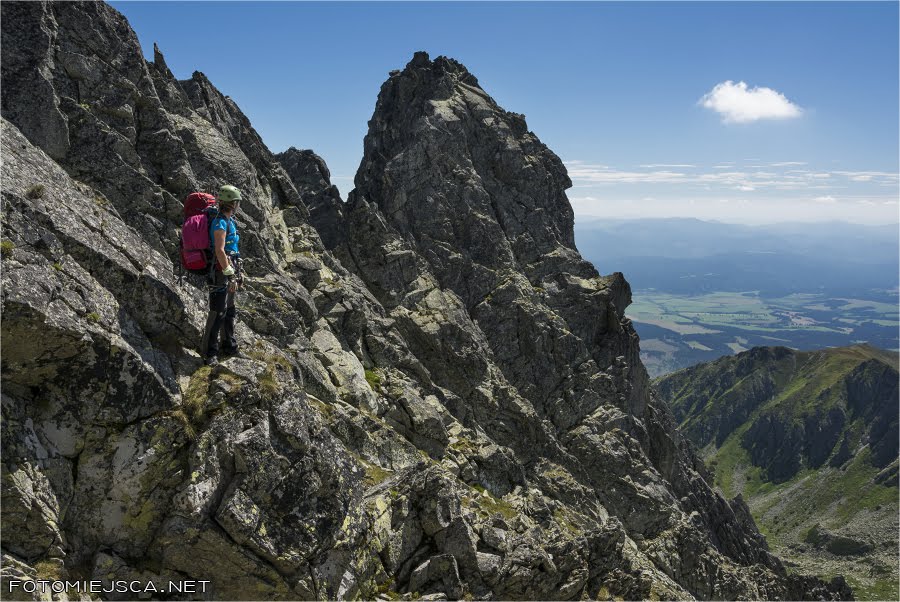 Soliskowe Czuby za nami Zadnia Soliskowa Turnia Grań Soliska Tatry Wysokie