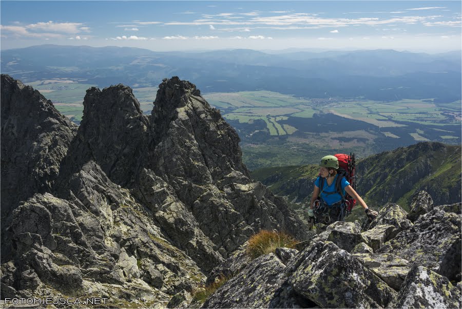 Leskowska Przełączka Soliskowe Czuby Skrajna i Zadnia Soliskowa Turnia Grań Soliska Tatry Wysokie