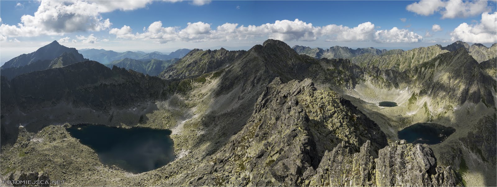 Panorama z Wielkiego Soliska Grań Soliska Tatry Wysokie
