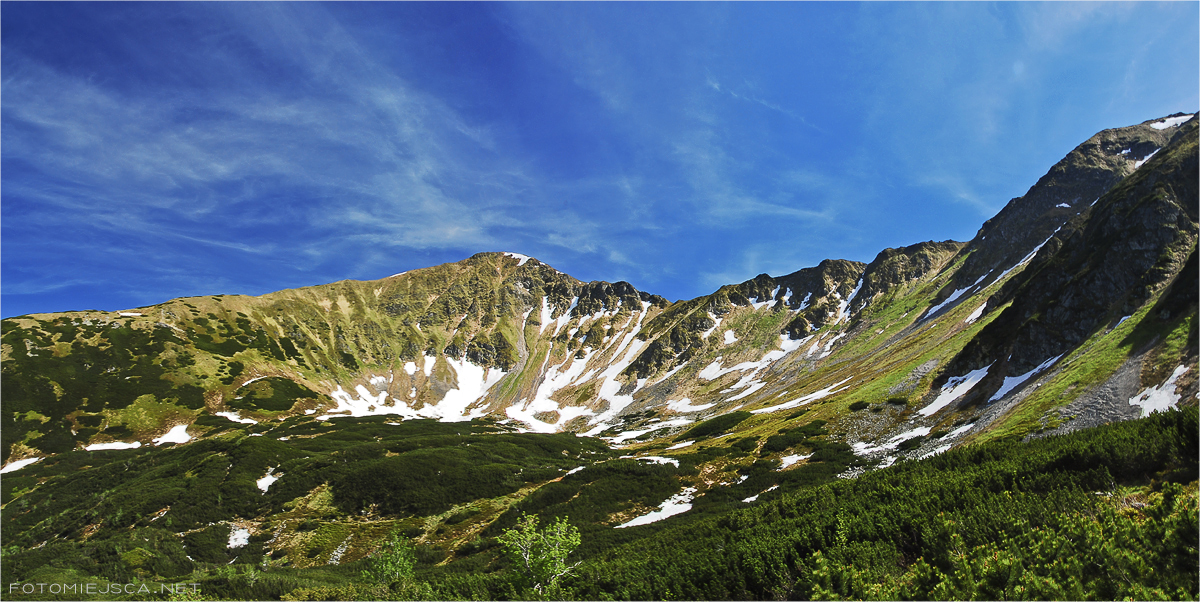 Dolina Wyżnia Chochołowska Tatry Zachodnie